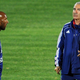 Anelka and France manager Domenech - AFP/Getty Images